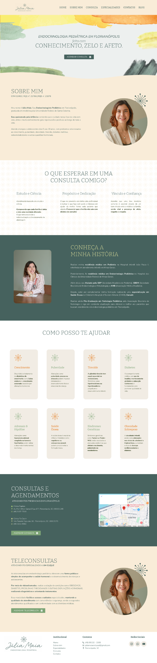 Site da Dra. Júlia Maia